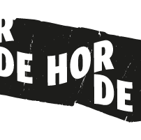 De Horde - logo tape - zwart