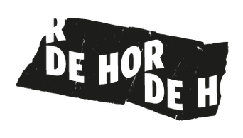 De Horde - logo tape - zwart